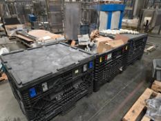 Bulk Containers w/ Bottling Line Parts