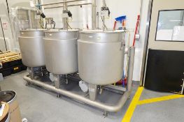 (3)Tanks with SS Bottom Side Pumps