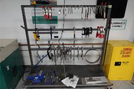 Cart w/ Clamps And Accessories