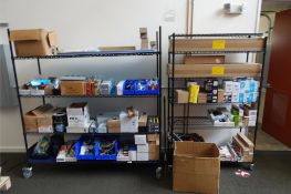 Rolling Racks and Contents