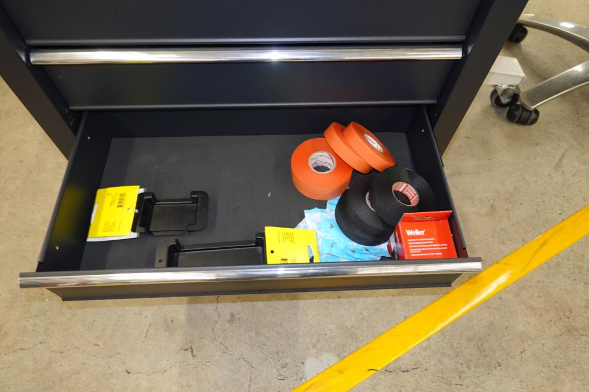 Adjustable Height Workbenches, Chairs, Toolbox - Image 17 of 19