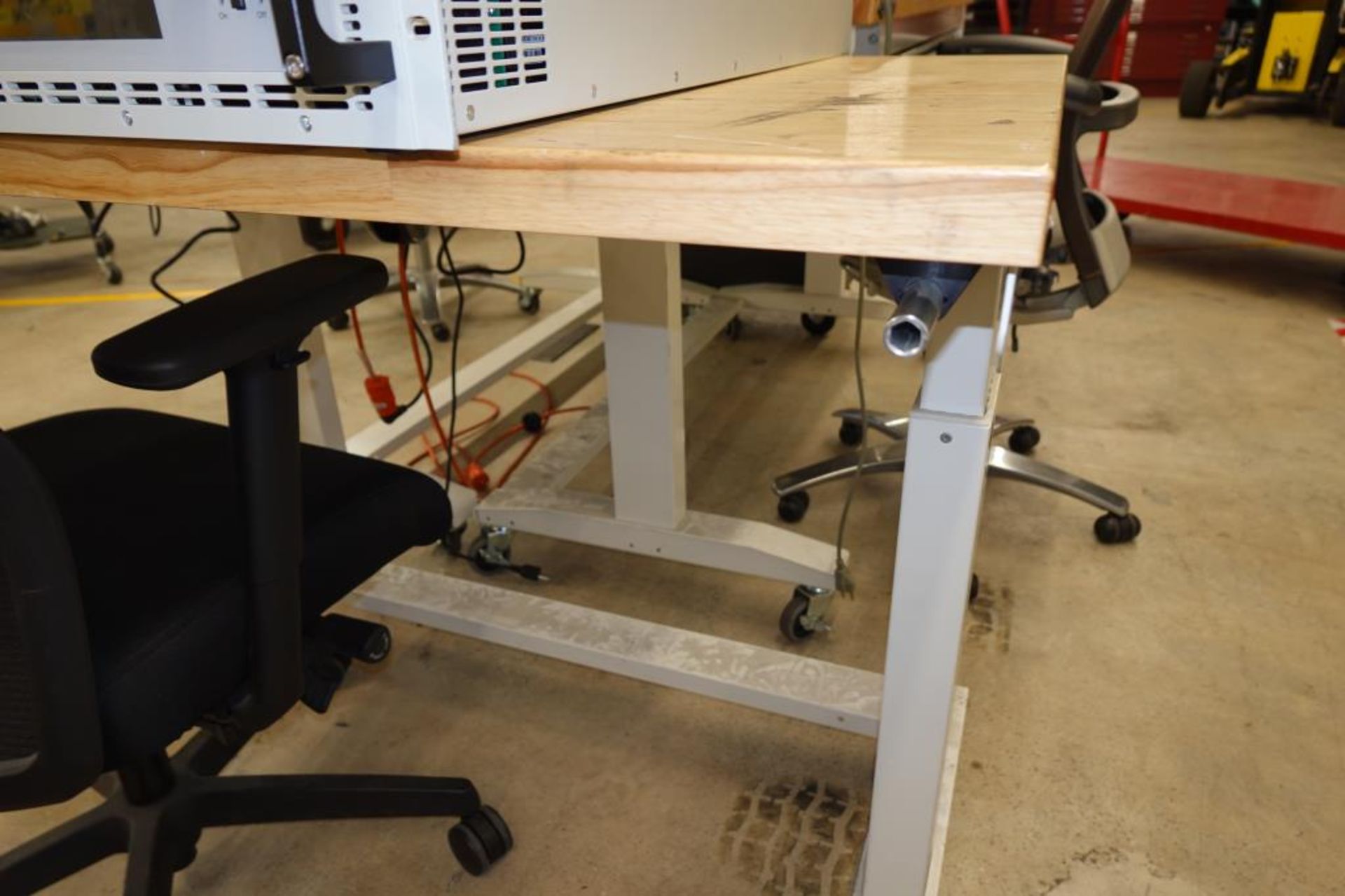Adjustable Height Workbenches, Chairs, Toolbox - Image 12 of 19