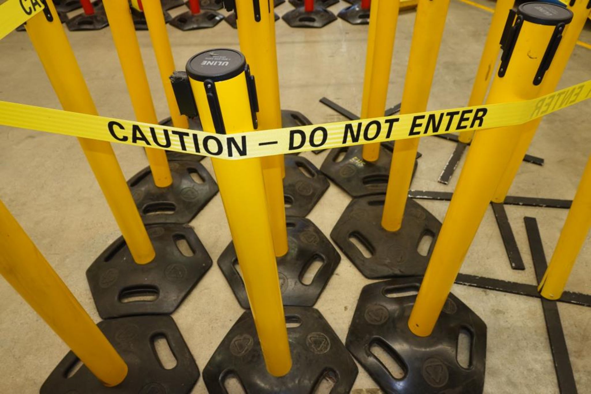 Yellow "Do Not Enter" Stanchions - Image 4 of 5