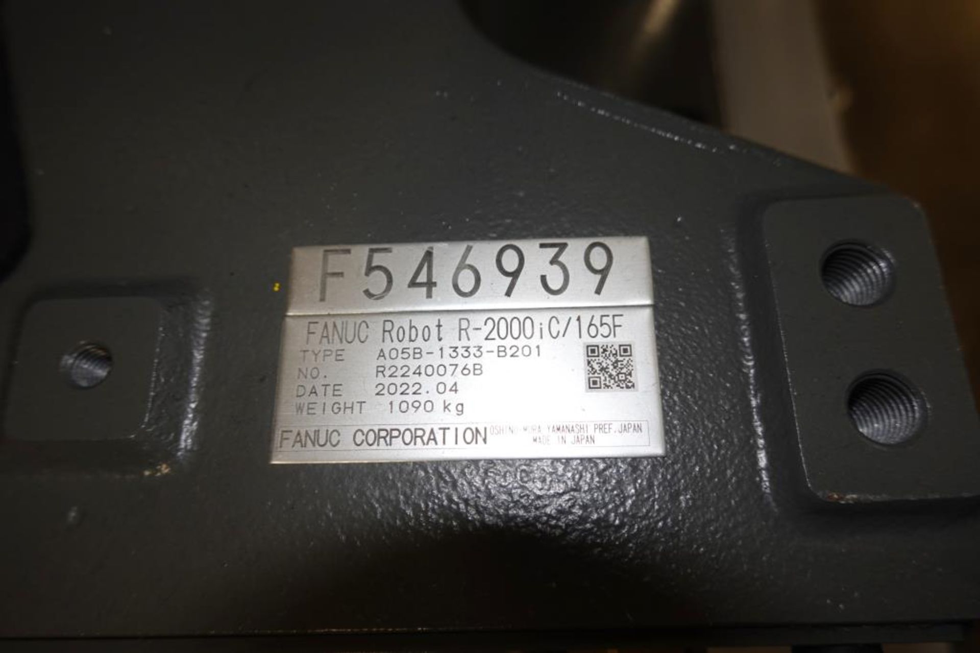 Fanuc Robot Corporation Six-Axis Material - Image 7 of 16