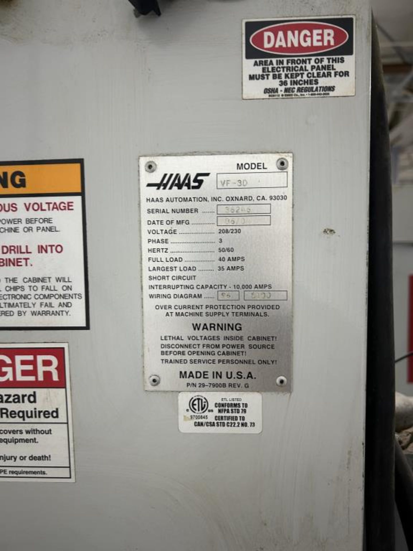 Haas VF-3D CNC Machine - Image 13 of 27