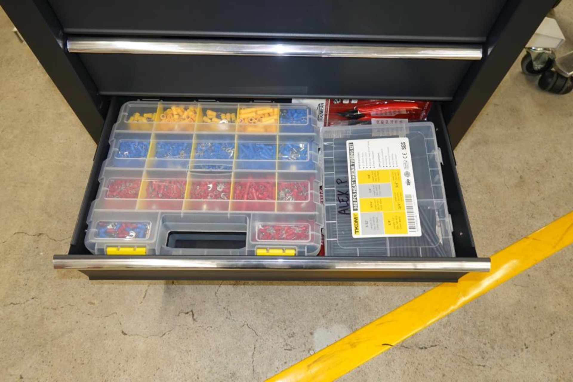 Adjustable Height Workbenches, Chairs, Toolbox - Image 18 of 19