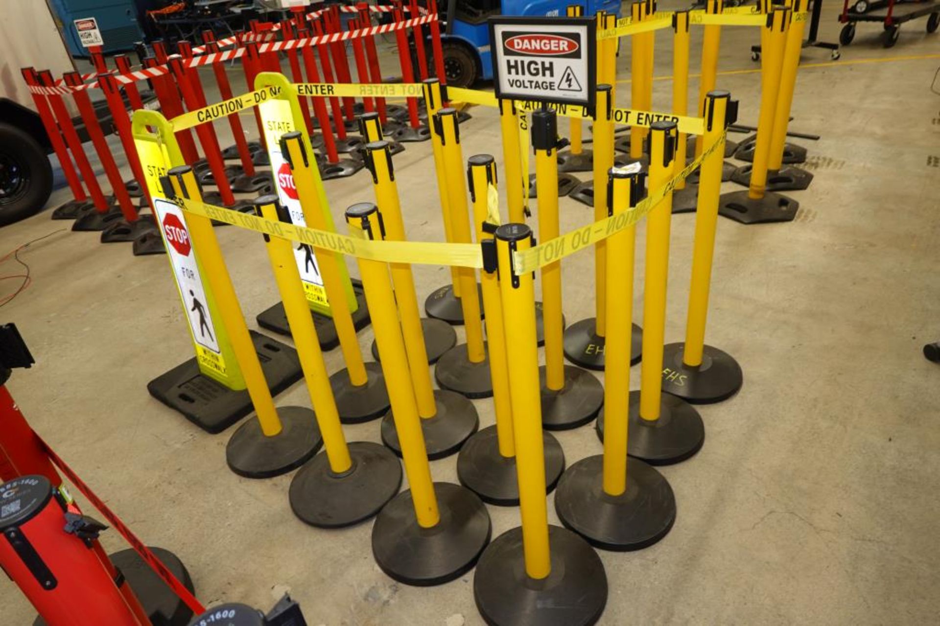 Yellow "Do Not Enter" Stanchions - Image 3 of 5