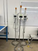 (3) 2- Section Signal Stacklights