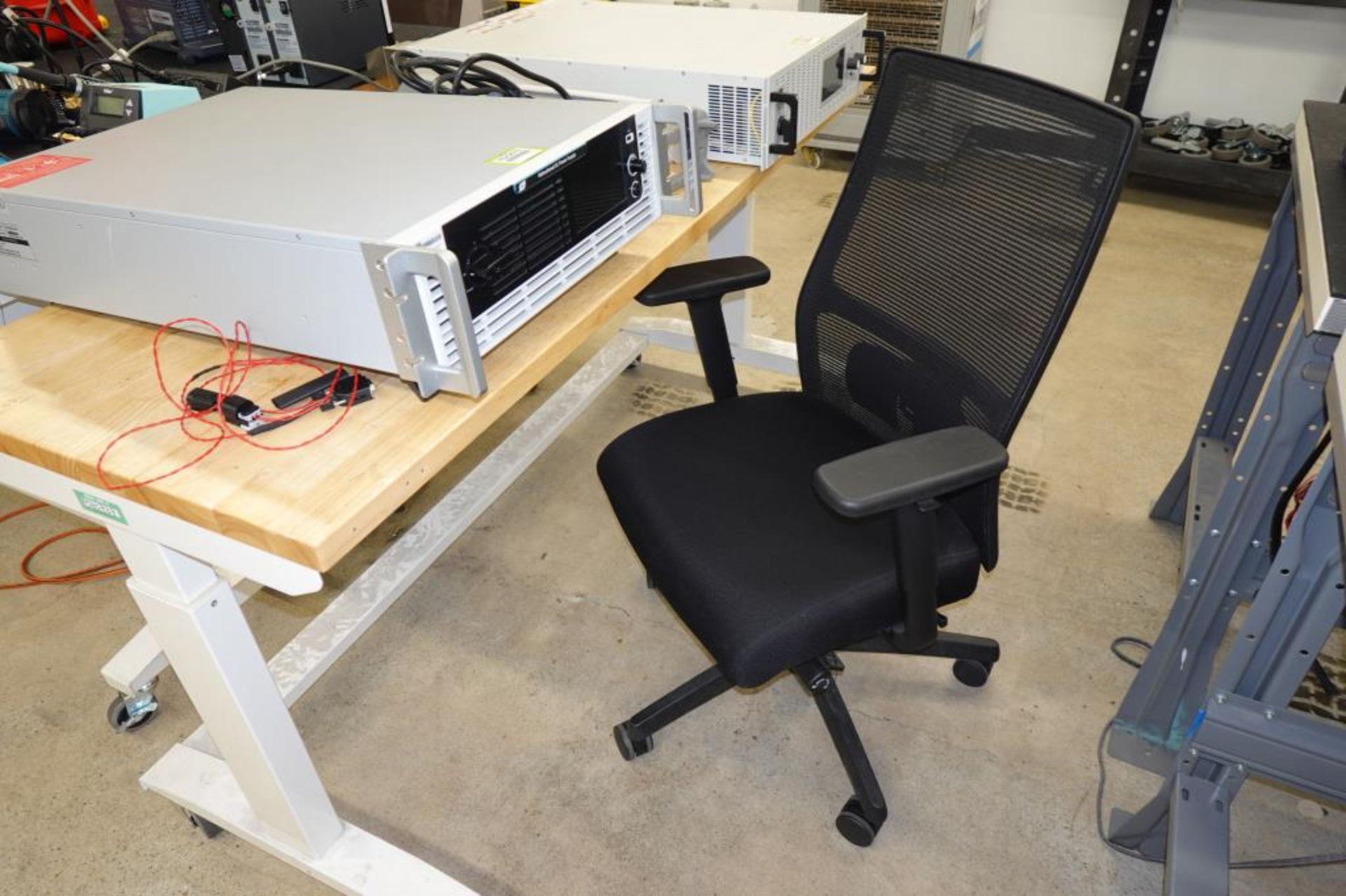 Adjustable Height Workbenches, Chairs, Toolbox - Image 11 of 19