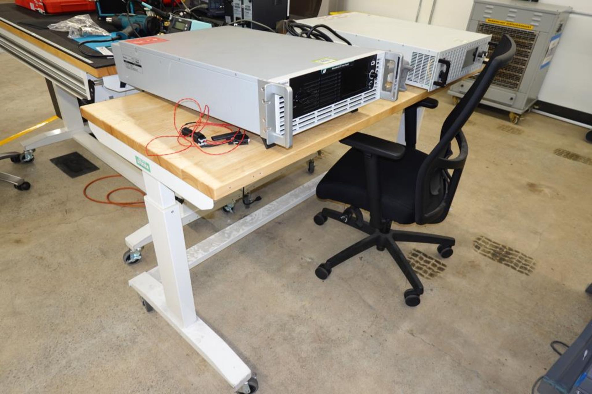 Adjustable Height Workbenches, Chairs, Toolbox - Image 10 of 19