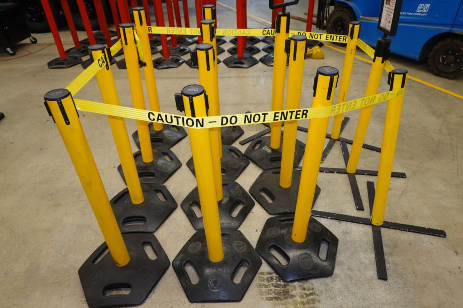 Yellow "Do Not Enter" Stanchions - Image 5 of 5