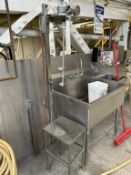 Pneumatic Mixer with Stainless Steel Stand