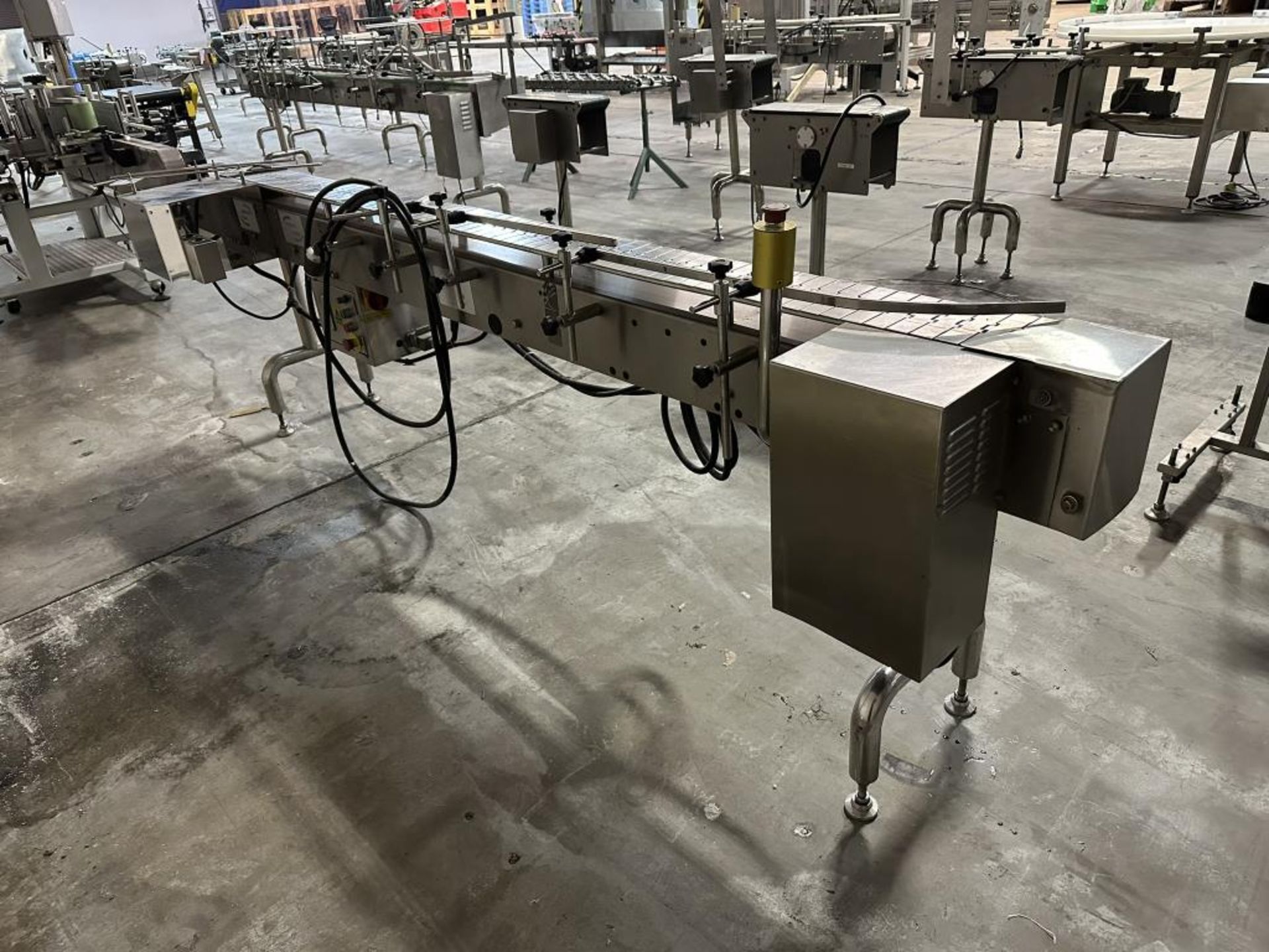 9 Ft. x 6" Stainless Steel Slat Conveyor - Image 3 of 6