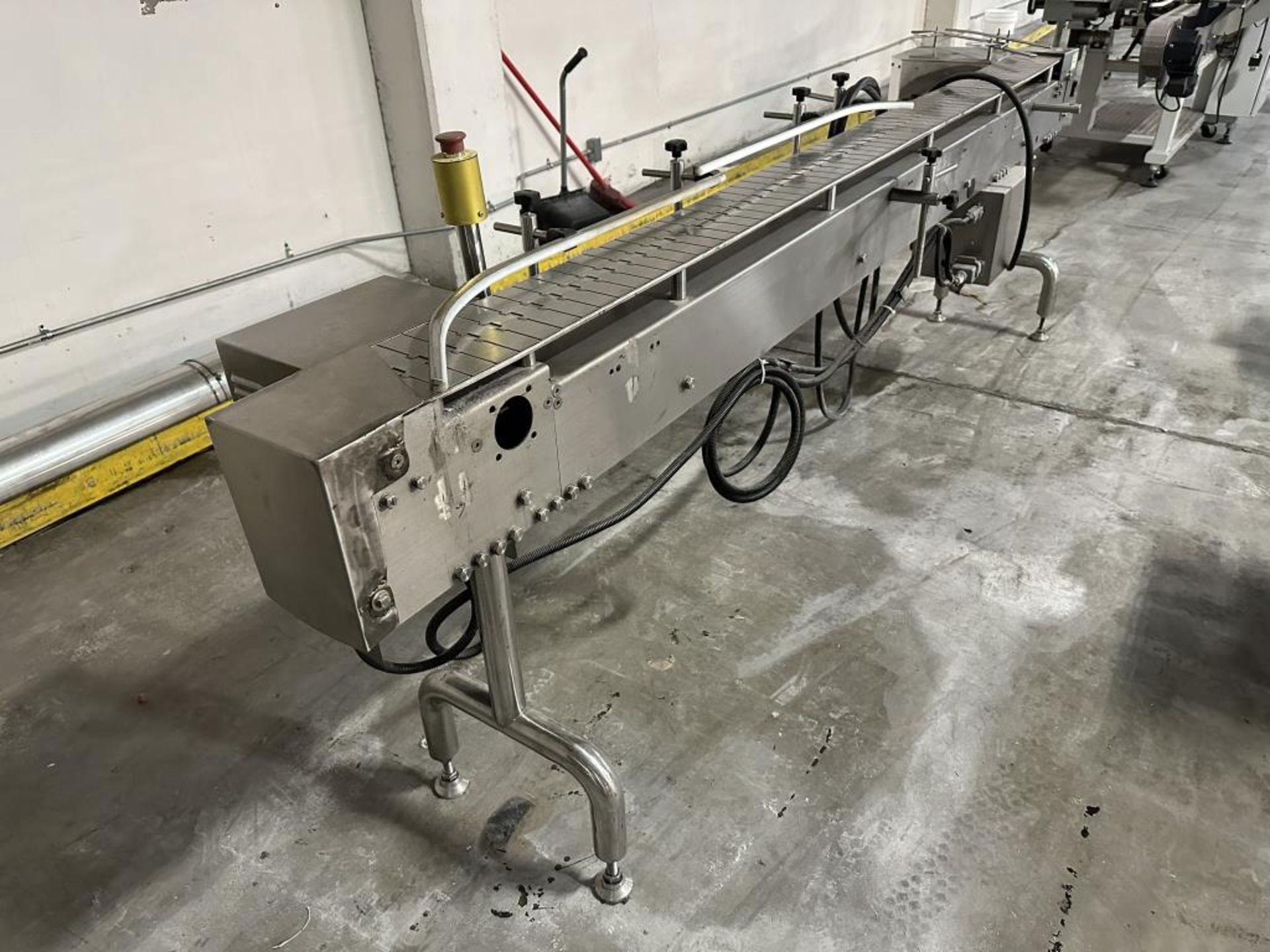 9 Ft. x 6" Stainless Steel Slat Conveyor - Image 2 of 6