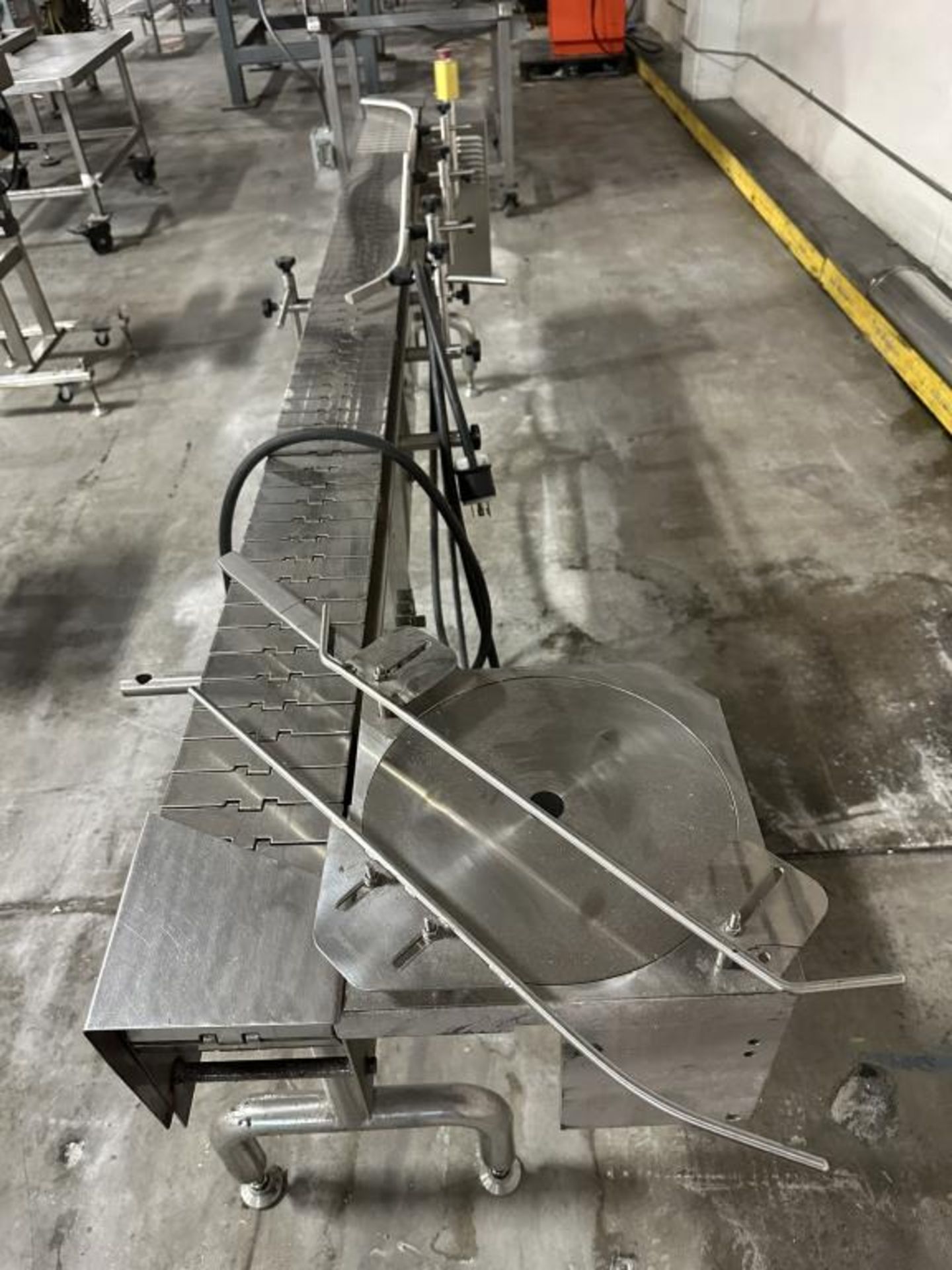 9 Ft. x 6" Stainless Steel Slat Conveyor - Image 4 of 6