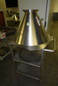 ServoLift SS Coned Hopper Funnel & Cart