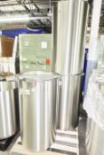 300-Liter Cap. SS Drums w- Lid