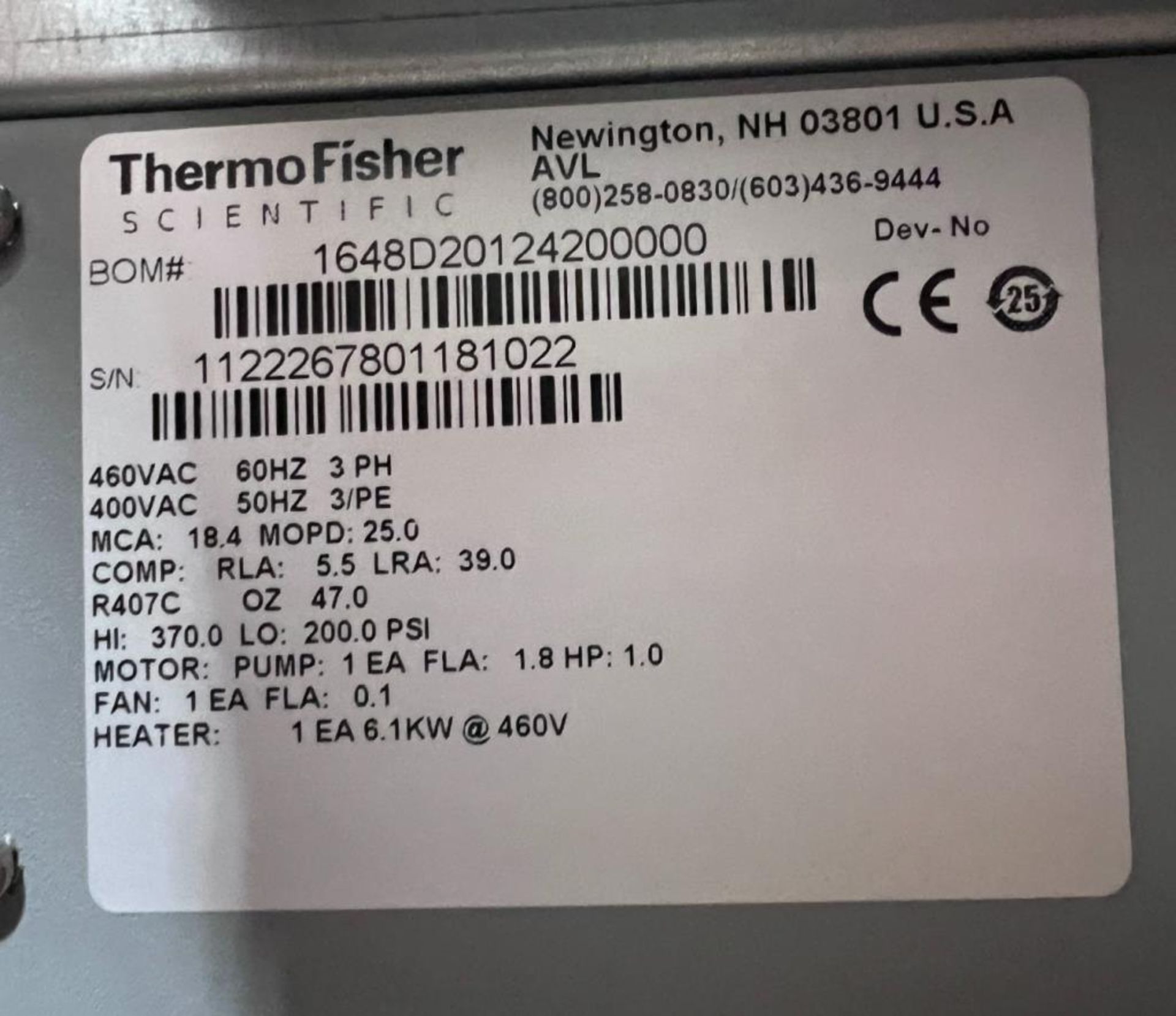 Thermo Scientific ThermoFlex Recirculating - Image 3 of 3