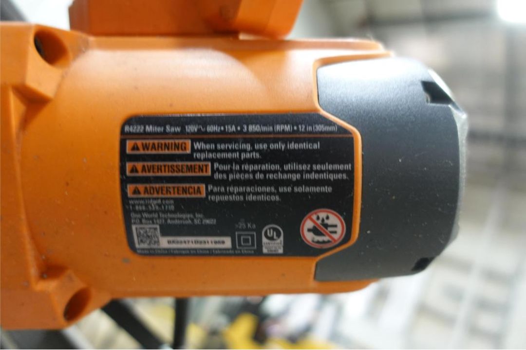 Ridgid R4222 Miter Saw - Image 5 of 5