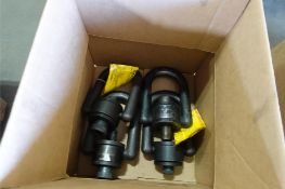 (4) Assorted Swivel Eye Bolts