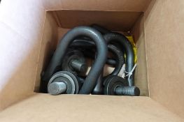 (4) Assorted Swivel Eye Bolts
