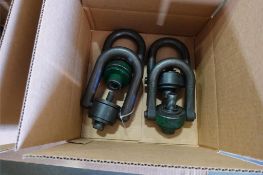 (4) Assorted Swivel Eye Bolts