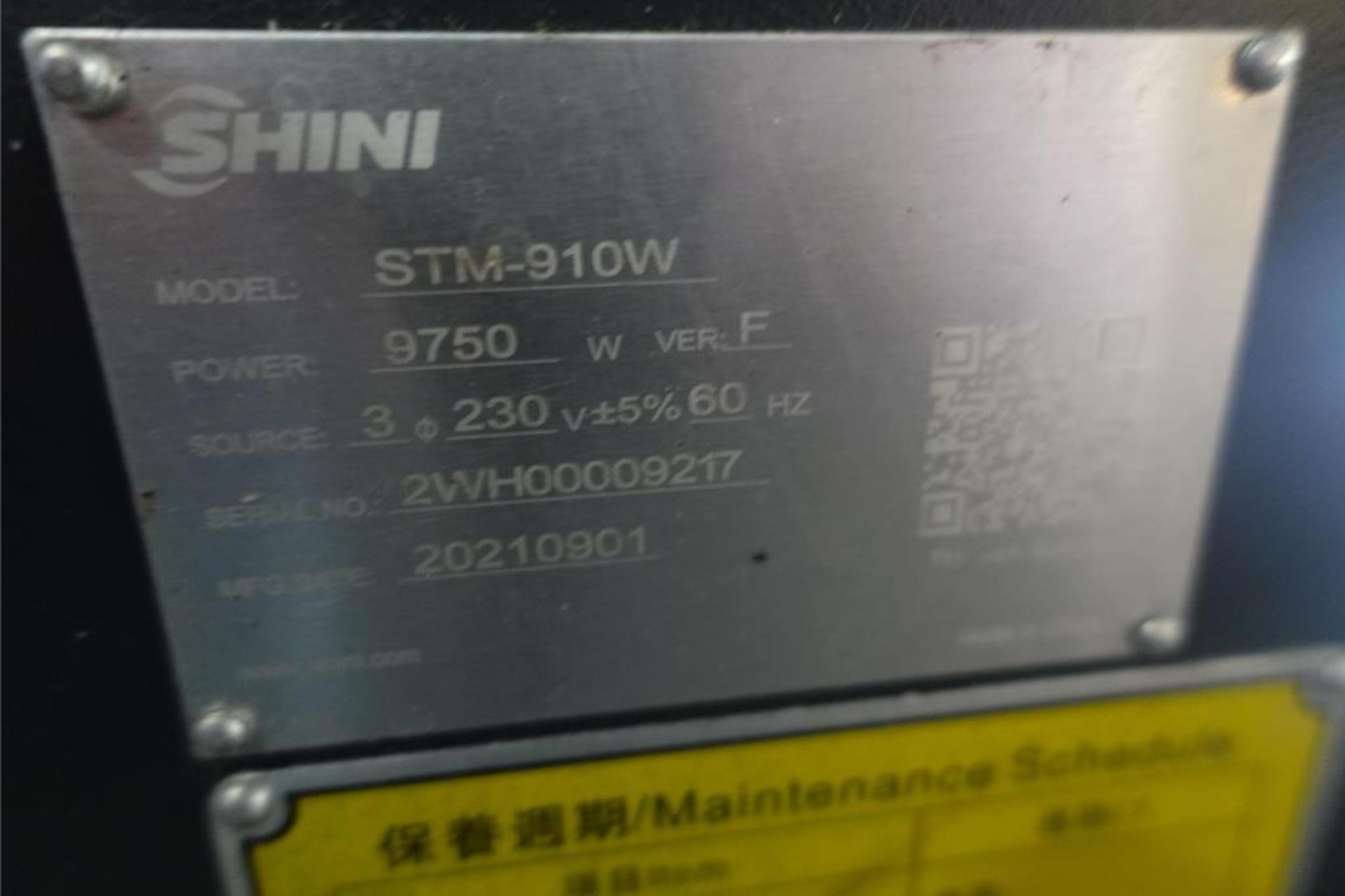 Shini STM-910W Thermolator - Image 7 of 7
