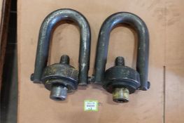 (2) Swivel Eye Bolts