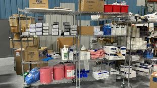 ULINE Wire Racks with Contents