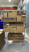 ULINE Wire Rack with Plastic Trays