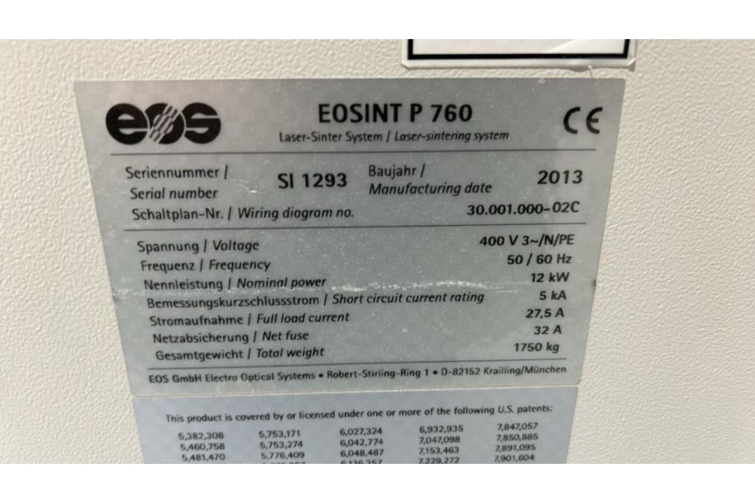 EOS Laser-Sinter System - Image 15 of 19