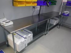 Lab Tables and Rack