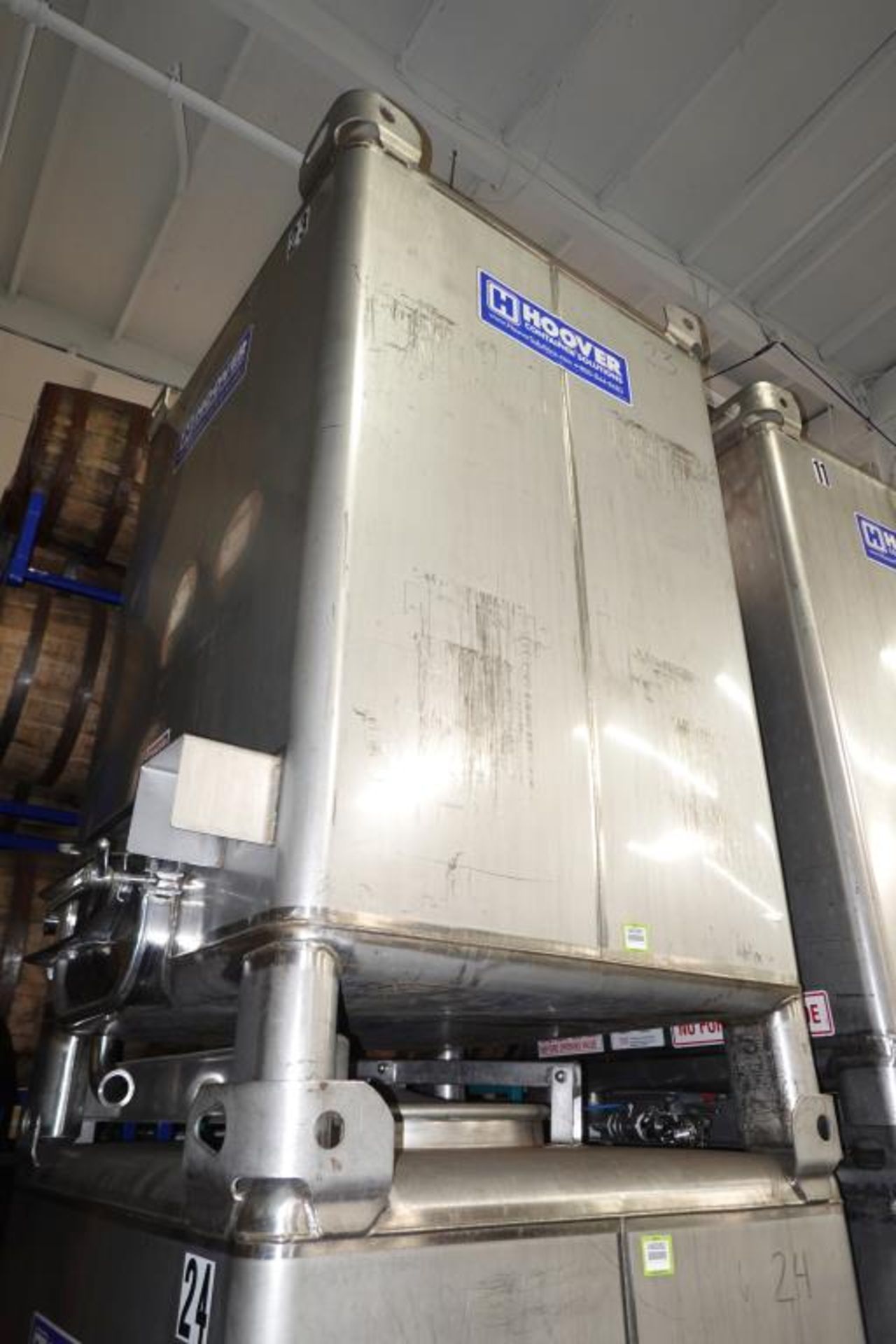 SS 550-Gallon Cap. IBC Tote
