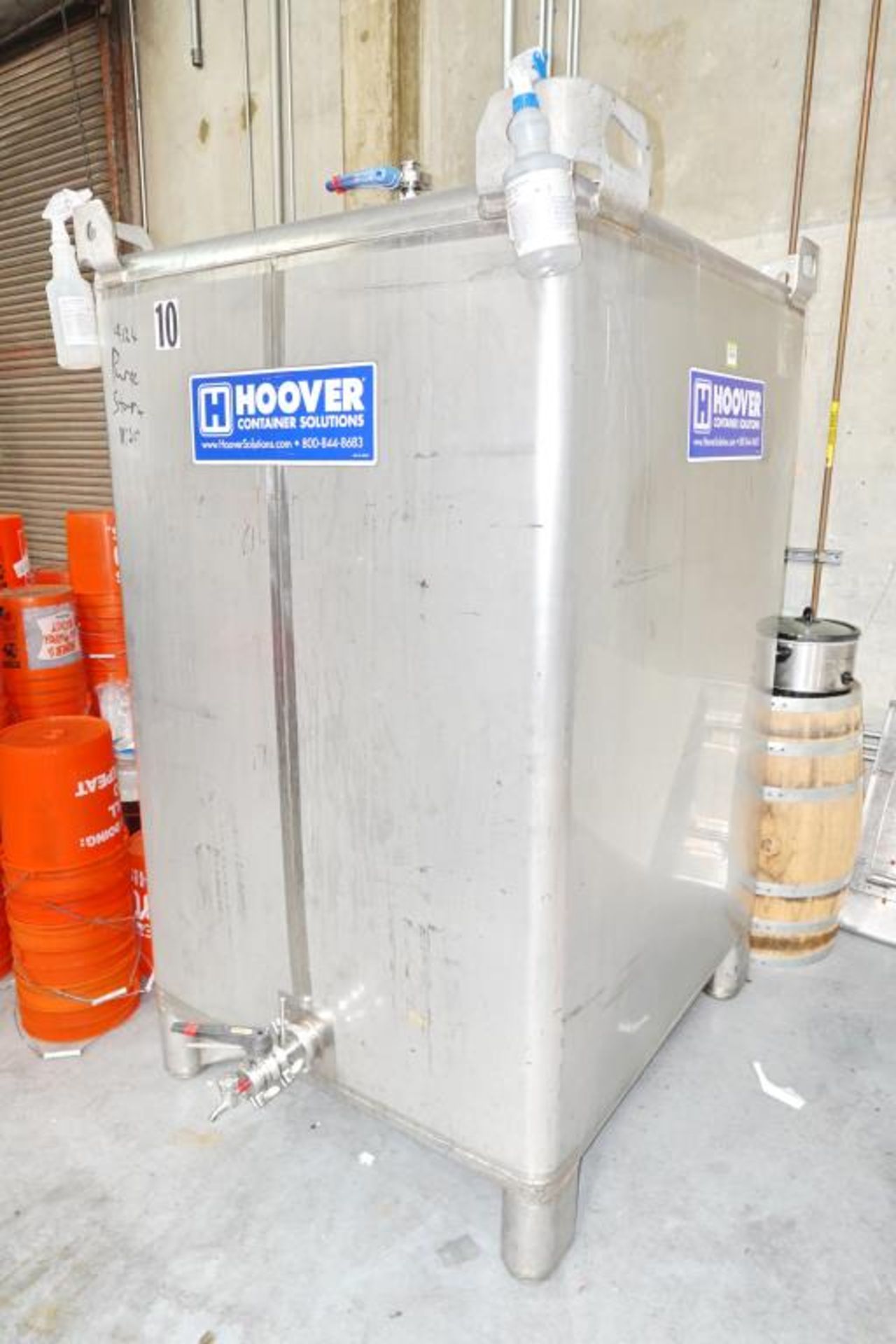 SS 550-Gallon Cap. IBC Tote