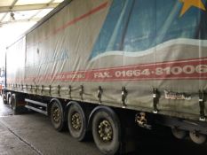 Schmitz SO1 Tri-Axle 13.6mtr Curtainside Trailer With Air Suspension Test Expired, serial number C21