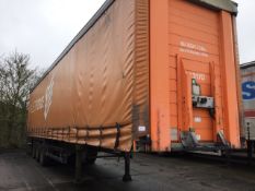 Schmitz Tri-Axle 13.9m Curtainside Trailer Mot Until 31/07/24, serial number C305855 , year 2011.