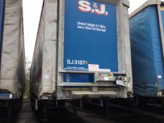 Cartwright Tri-Axle 13.7m Curtainside Trailer With Air Suspension Mot Until 30/09/24, serial number