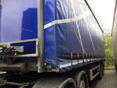 Cartwright Two-Axle Urban Curtainside Trailer, Gvw 29t, With Tail Lift Mot Until February 2025, seri