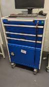 Portable Steel Storage Cabinet as lotted