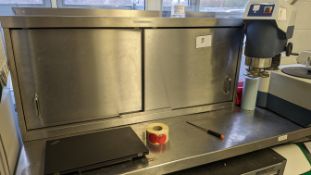 Sliding Door Stainless Steel Benchtop Cupboard