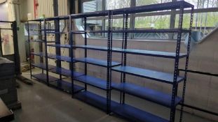 4-bays Steel Shelving