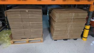 5: Pallets cardboard boxes