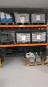 Quantity plastic boxes as lotted