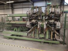 1: Urban, AKS 1805-28/16, Right Hand 4-Head Quad Welder, Serial Number: 180081, Year of Manufacture: