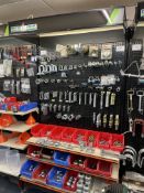 Contents of Display Unit to Include Large Quantity of D Rings, Top Links, Lower Links, Ball Links, S