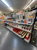 Quantity of Paints, Brushes, Brooms, Tyre Sealant, Air Hoses & Air Fittings