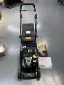 1: Hayter Harrier 41 E/S 376B, Battery Powered Self Propelled Lawn Mower 38kg with Battery & Charge