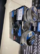 2: Draper Expert Angle Grinders with 6: Packs of Cutting Discs. Part No. 83605