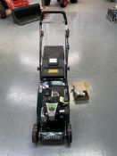1: Hayter Harrier 41 E/S-376B, Batter Powered Self Propelled Lawn Mower with Battery & Charger. Ser