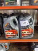 8: 5L Collings Brothers Supermol 10W-40 Engine Oil As Lotted